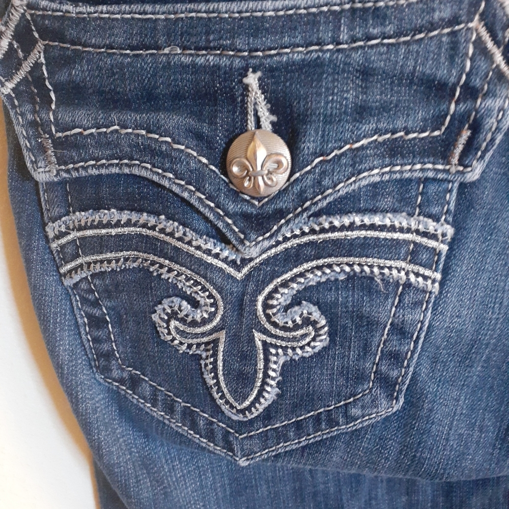 Rock Revival Distressed Haley Boot Jeans 29x29